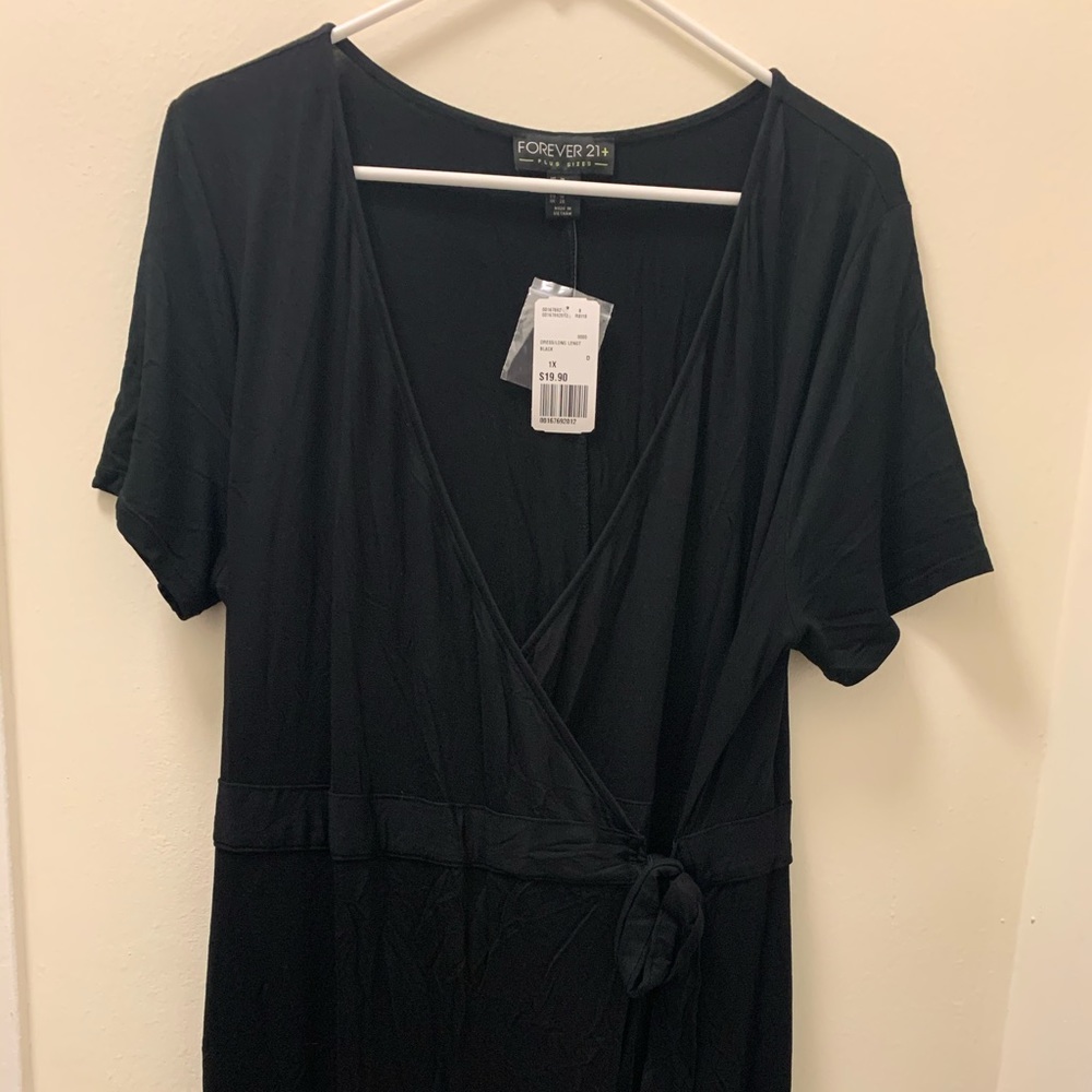 Black knit maxi dress